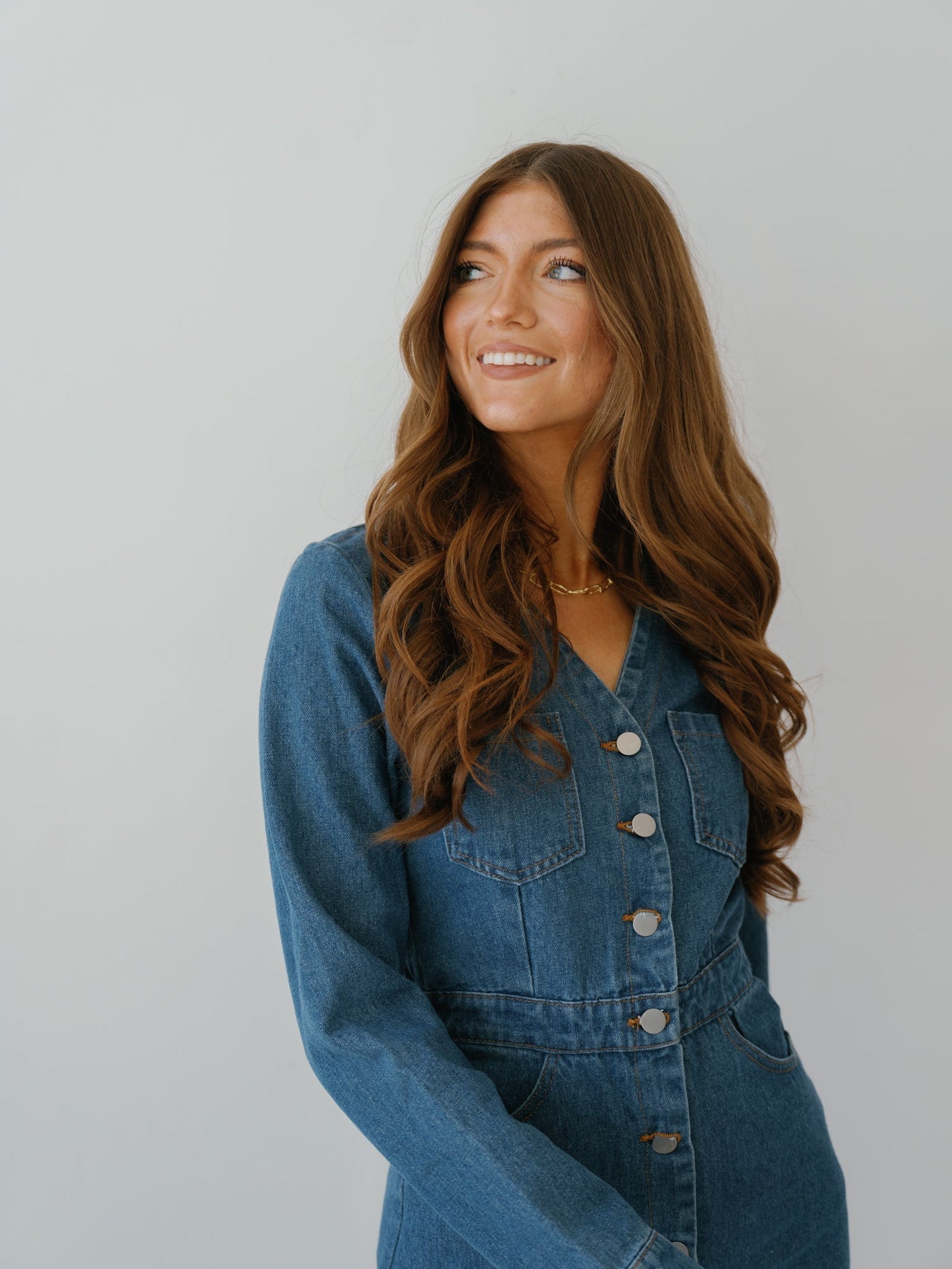 Simone Denim Dress - FINAL SALE